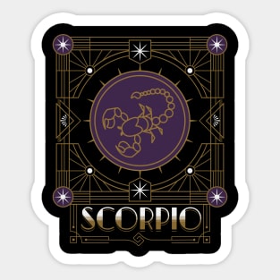 Great Scorpio Deco Sticker